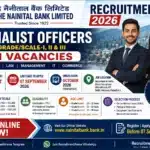 Nainital Bank Recruitment 2026: Apply Online for 41 Specialist Officer Posts (Salary up to ₹1,05,280/month)