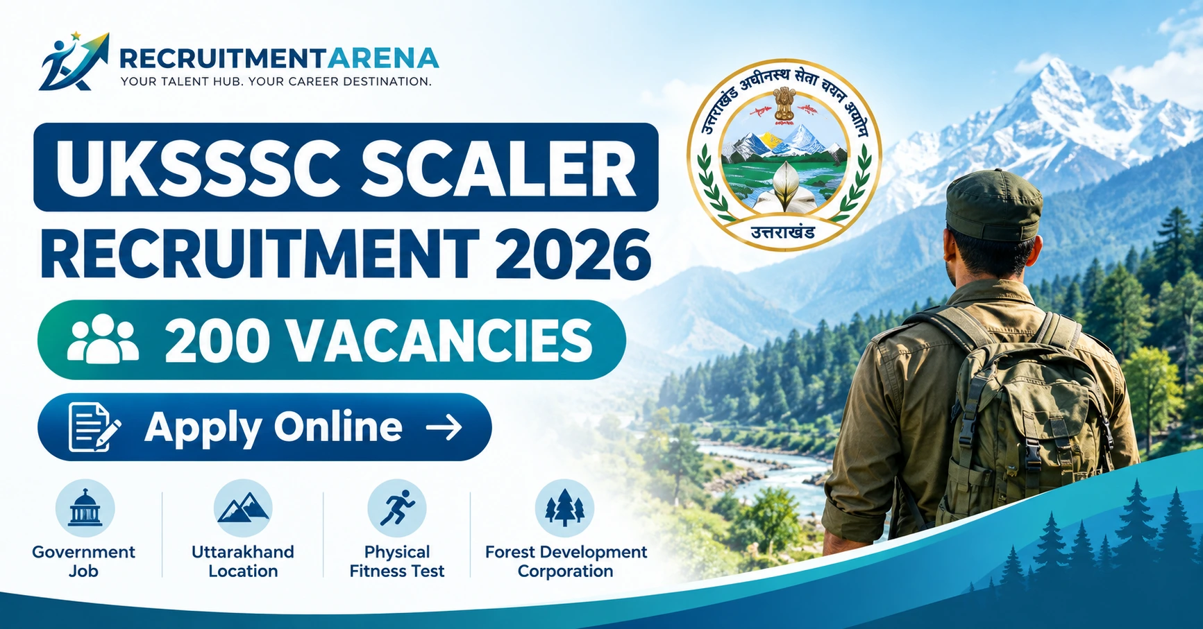 UKSSSC Scaler Recruitment 2026 – Apply Online for 200 Vacancies