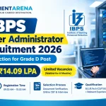 IBPS Server Administrator Recruitment 2026: Walk-In Selection for Grade D Post, Salary CTC ₹14.09 Lakhs, Check Eligibility & Process